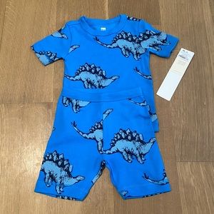 Tea Collection In Your Dreams Pajama Set in Spiky Stegosaurus
